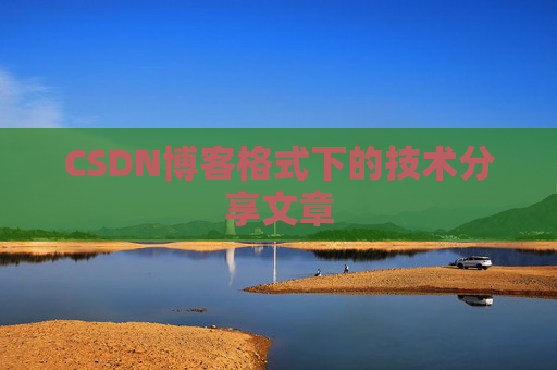 CSDN博客格式下的技术分享文章